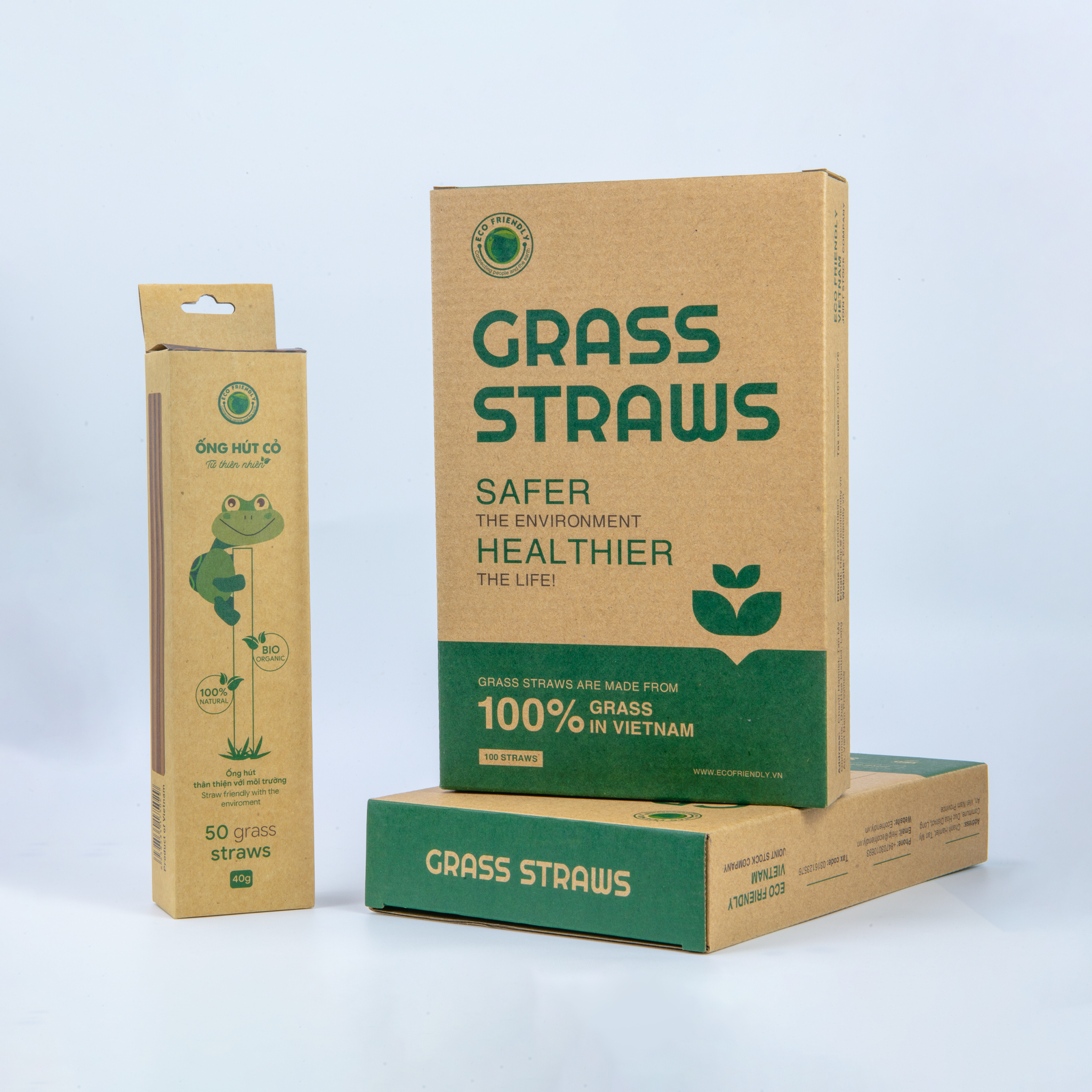 Grass straws Eco Friendly